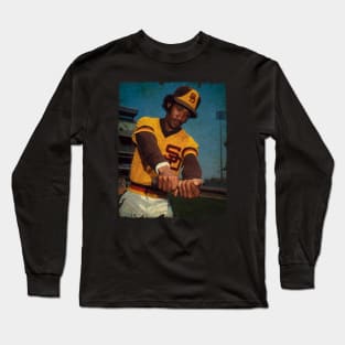 Ozzie Smith in San Diego Padres Long Sleeve T-Shirt